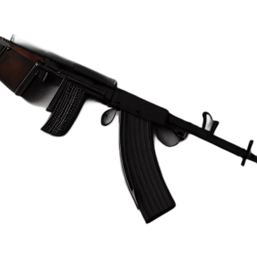 weapon, 3d render, concept art, photorealistic transparent PNG cut-out