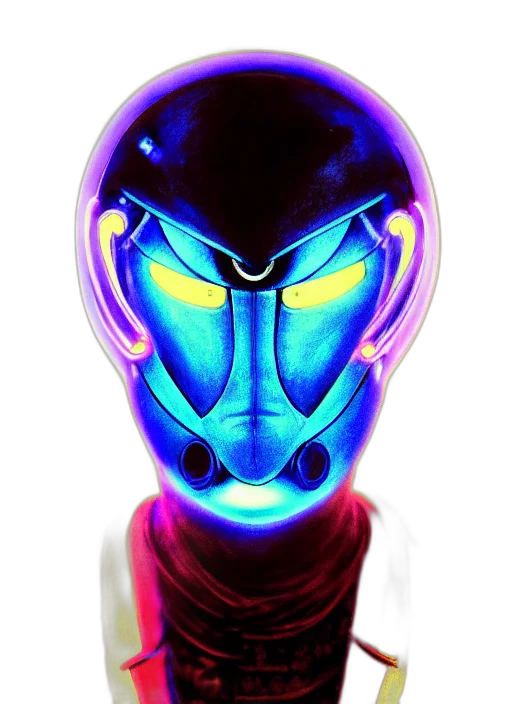 mask, robot, face, 3d render transparent PNG cut-out