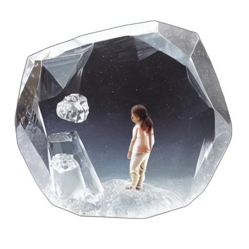 jewelry, umbrella, concept art, 3d render transparent PNG cut-out