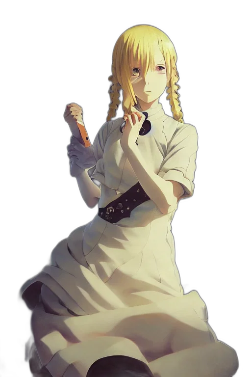 dress, staff, sword, weapon transparent PNG cut-out
