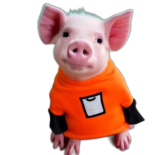 animal, creature, face, 3d render transparent PNG cut-out
