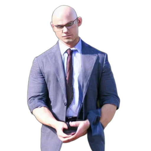 jacket, staff, face, weapon transparent PNG cut-out