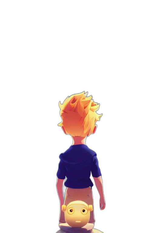mask, hair, creature, jacket transparent PNG cut-out