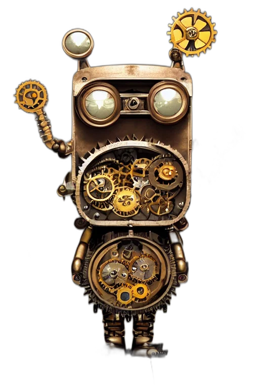robot, staff, jewelry, concept art transparent PNG cut-out