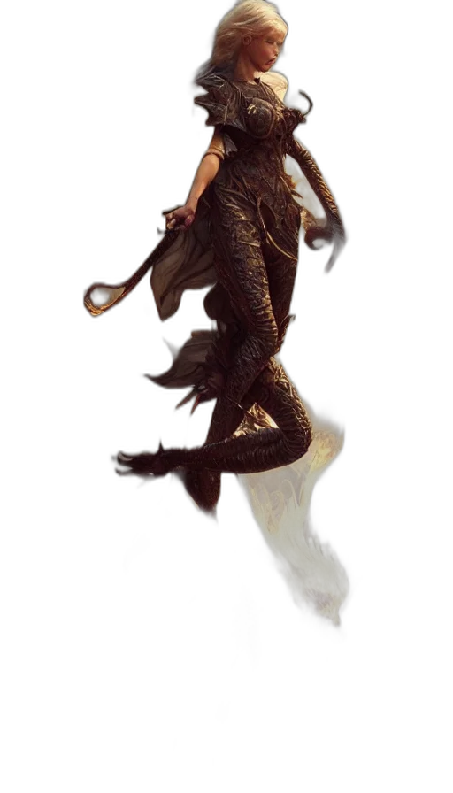 dragon, creature, staff, animal transparent PNG cut-out