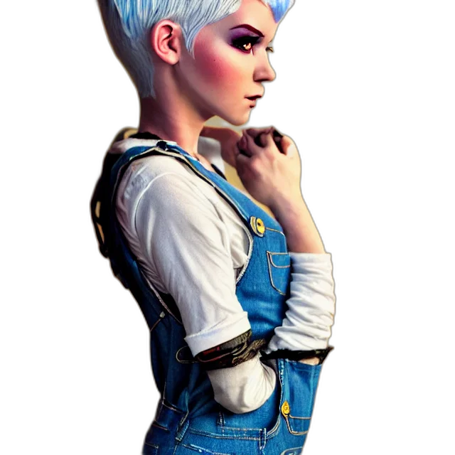 staff, hat, robot, jacket transparent PNG cut-out