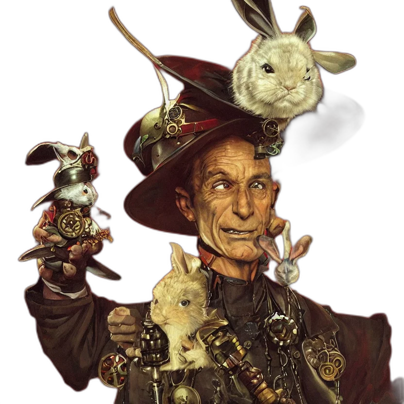 staff, mask, hat, face transparent PNG cut-out