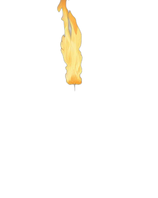 hair, staff, dragon, weapon transparent PNG cut-out