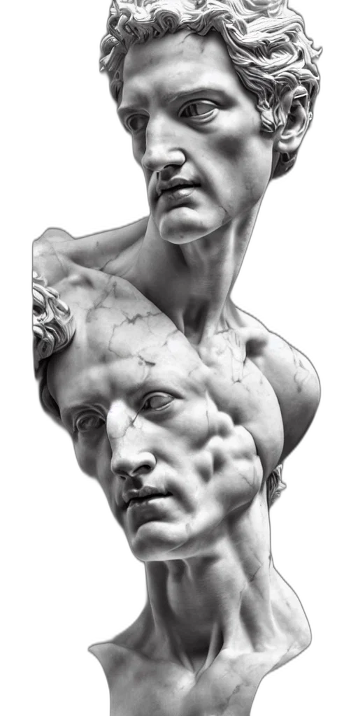 face, mask, photorealistic, concept art transparent PNG cut-out