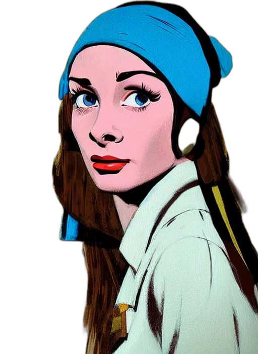 hat, face, comic book art, cartoon transparent PNG cut-out