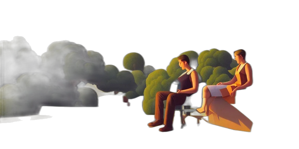 furniture, robot, concept art, 3d render transparent PNG cut-out
