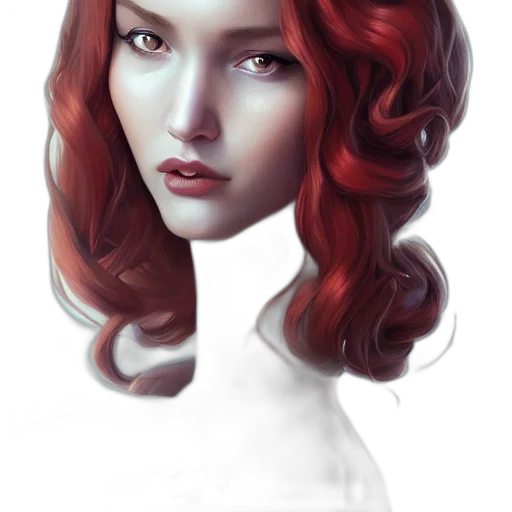 face, crown, hair, robot transparent PNG cut-out