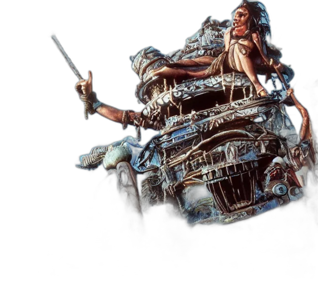 car, weapon, concept art, fantasy art transparent PNG cut-out