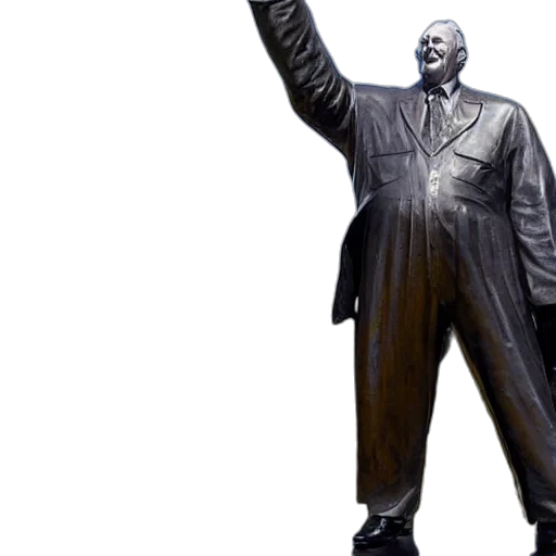 big, metal, statue, czech transparent PNG cut-out