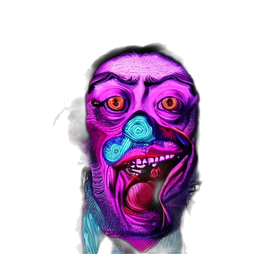 mask, face, creature, robot transparent PNG cut-out