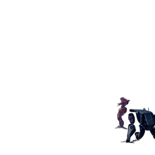 robot, weapon, staff, creature transparent PNG cut-out