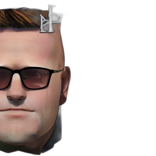 face, mask, jacket, crown transparent PNG cut-out