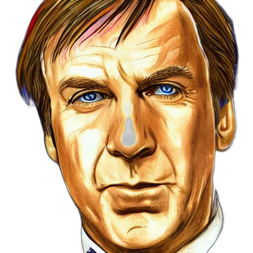 face, comic book art, photorealistic, cartoon transparent PNG cut-out