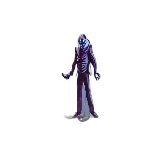 staff, creature, mask, robot transparent PNG cut-out