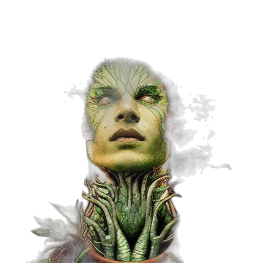 creature, face, mask, dragon transparent PNG cut-out