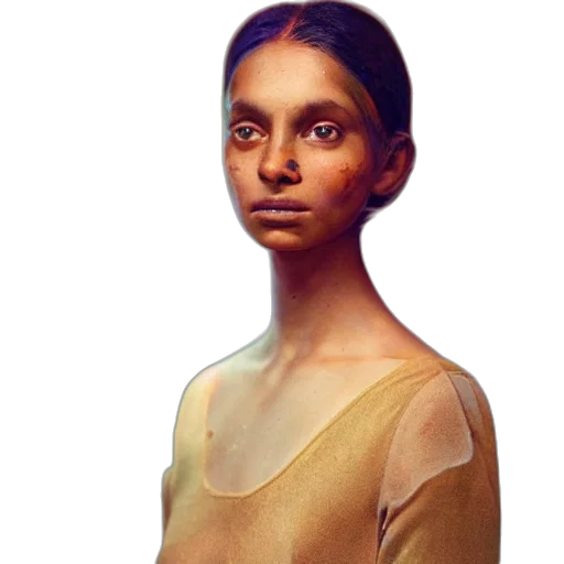 face, dress, mask, jewelry transparent PNG cut-out