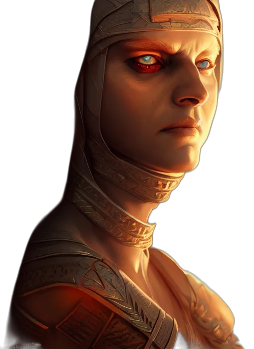 face, mask, staff, robot transparent PNG cut-out
