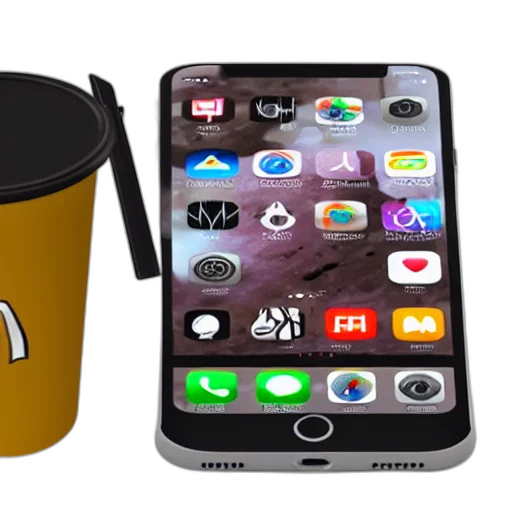iphone, mcdonalds, digital, product transparent PNG cut-out