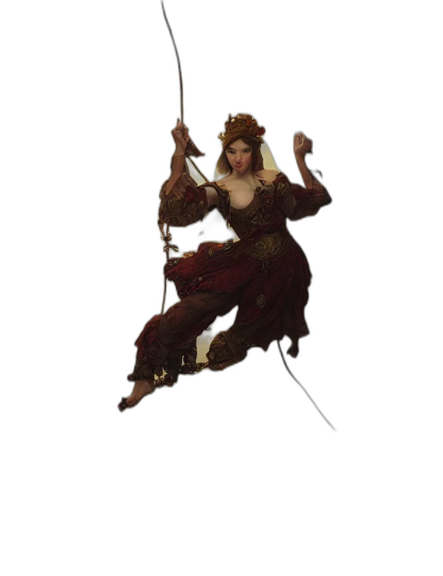 staff, jewelry, weapon, crown transparent PNG cut-out