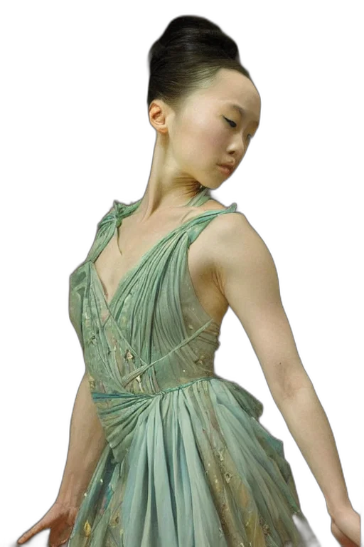 dress, jewelry, photorealistic, oil painting transparent PNG cut-out