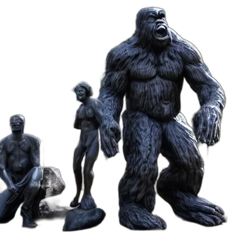 creature, animal, concept art, 3d render transparent PNG cut-out