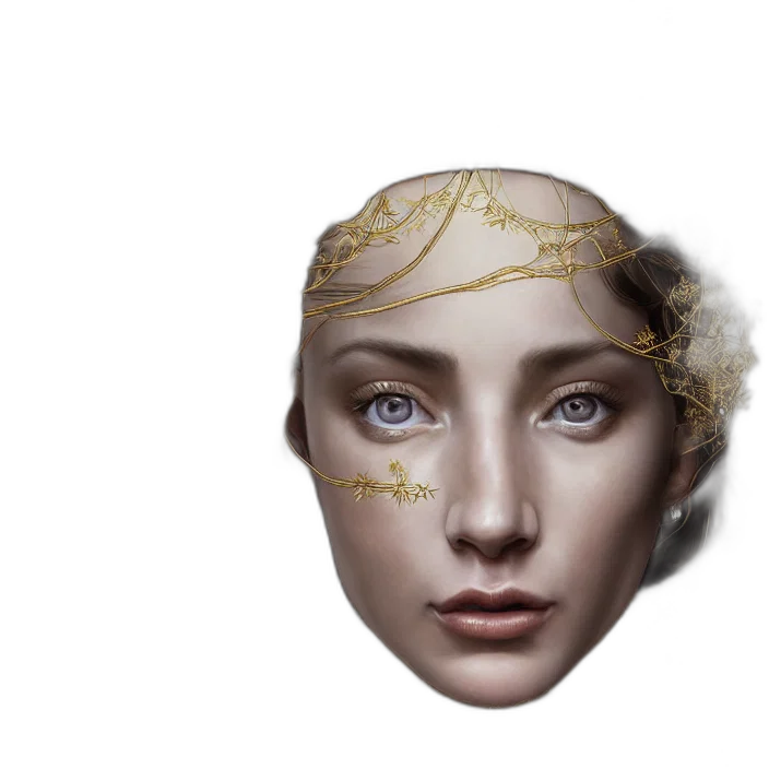 crown, mask, face, jewelry transparent PNG cut-out