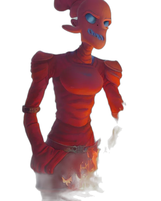 robot, mask, staff, creature transparent PNG cut-out