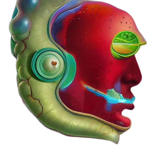 mask, face, robot, crown transparent PNG cut-out