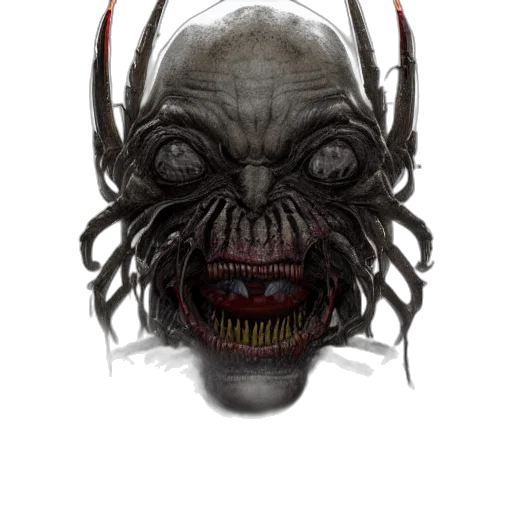 mask, creature, face, staff transparent PNG cut-out