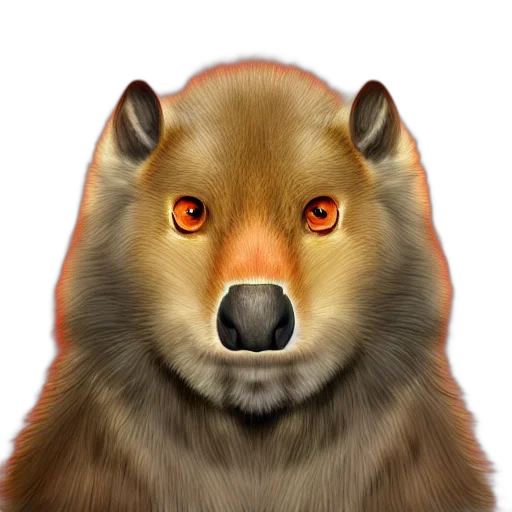 animal, face, creature, staff transparent PNG cut-out