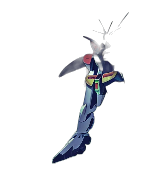 weapon, robot, sword, staff transparent PNG cut-out