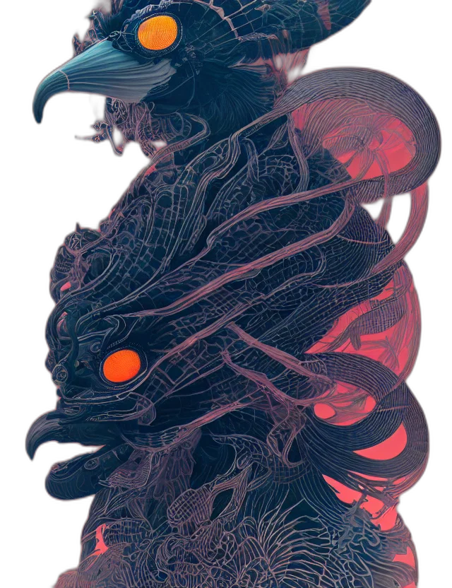 dragon, creature, mask, animal transparent PNG cut-out