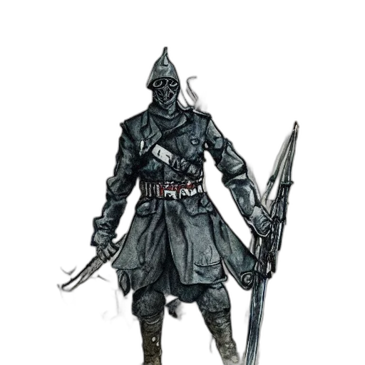 sword, staff, weapon, jacket transparent PNG cut-out