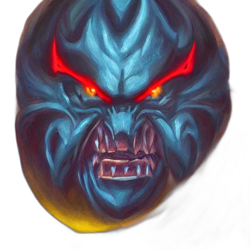 mask, face, creature, staff transparent PNG cut-out
