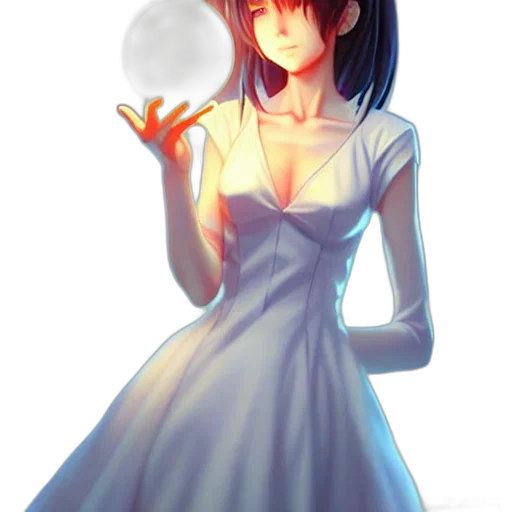 dress, staff, robot, umbrella transparent PNG cut-out
