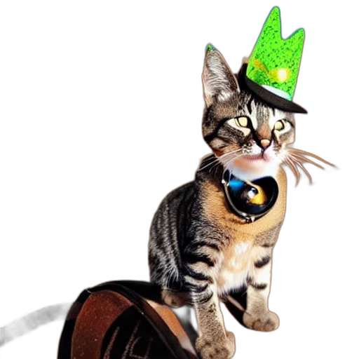 staff, hat, crown, animal transparent PNG cut-out