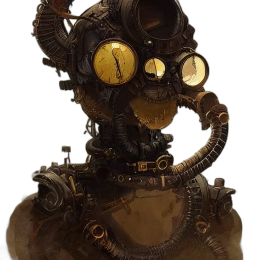 robot, mask, face, staff transparent PNG cut-out