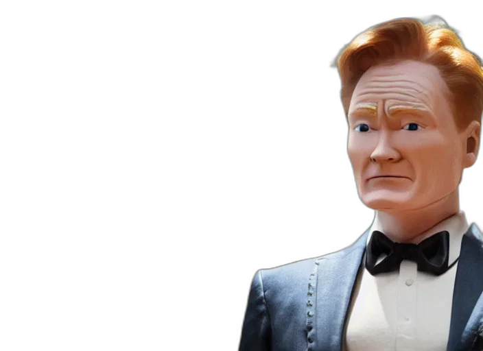 face, mask, 3d render, conan transparent PNG cut-out