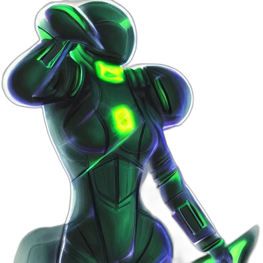 robot, staff, weapon, concept art transparent PNG cut-out