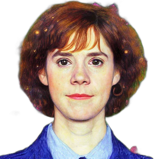 face, jacket, staff, hair transparent PNG cut-out