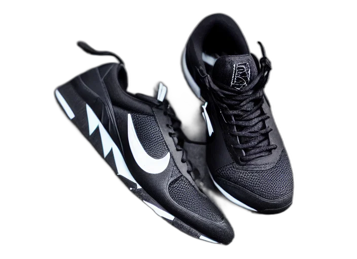 shoes, product, still, black transparent PNG cut-out