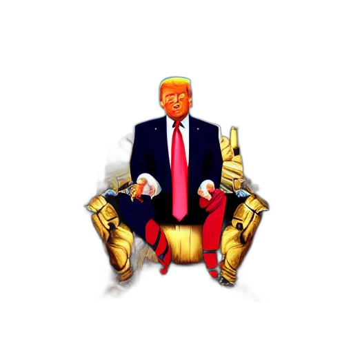 crown, furniture, animal, pixel art transparent PNG cut-out