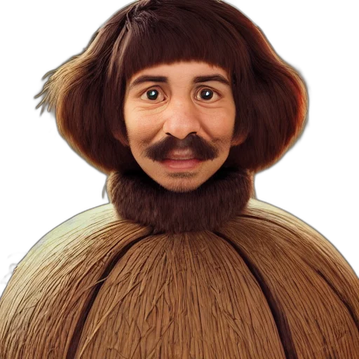 animal, creature, hair, face transparent PNG cut-out