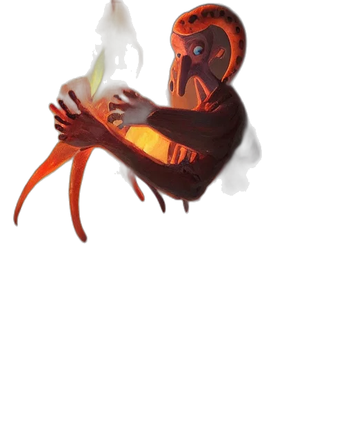 creature, mask, dragon, animal transparent PNG cut-out