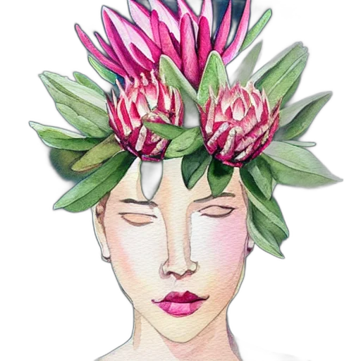 crown, flower, mask, hat transparent PNG cut-out